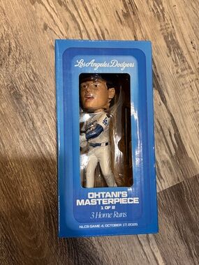 Los Angeles Dodgers Blue Shohei Ohtani's Masterpiece Bobblehead